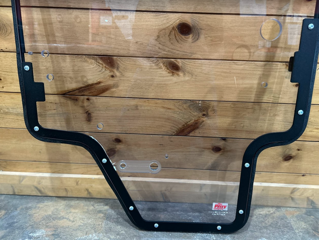 New Holland L&C Series Windshield w/ Half Frame & Kick Window - TPC