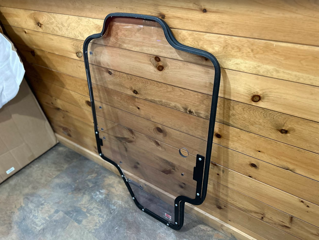 New Holland L&C Series Windshield w/ Half Frame & Kick Window - TPC