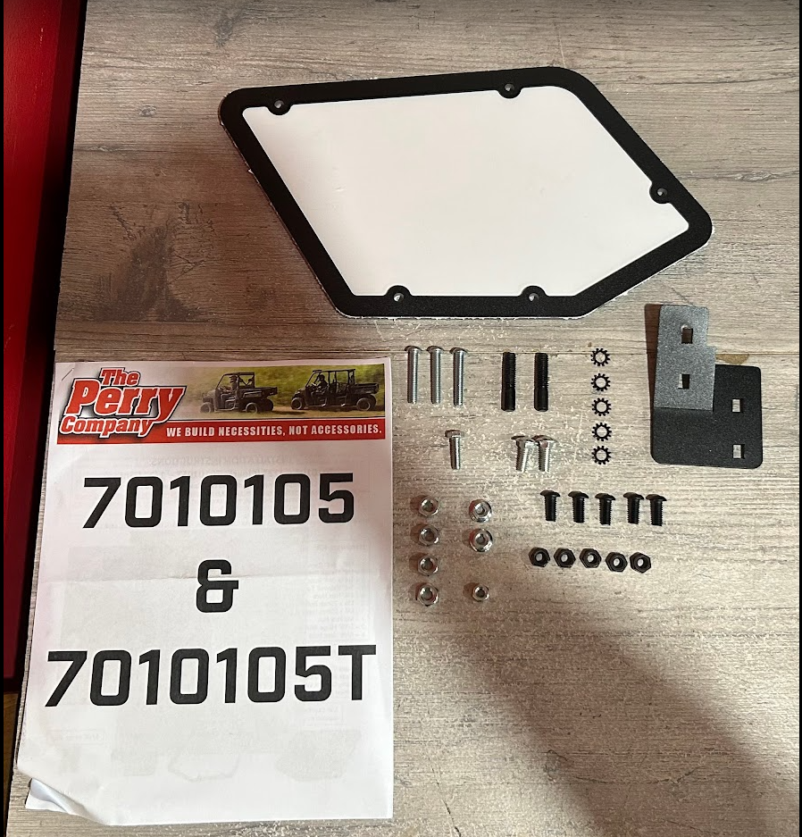 New Holland L&C Series Windshield w/ Half Frame & Kick Window - TPC